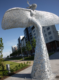 Rise, by Andy scott at Glasgow Harbour